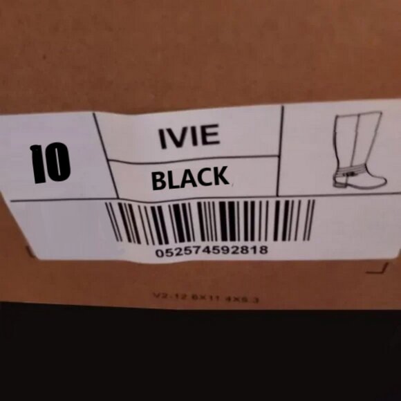 JOURNEE COLLECTION BLACK COMFORT IVIE BOOT SIZE 10m NWT - Picture 5 of 5